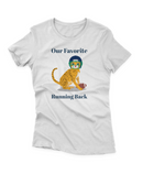 Camiseta Manga Curta Feminina Our Favorite Running Back