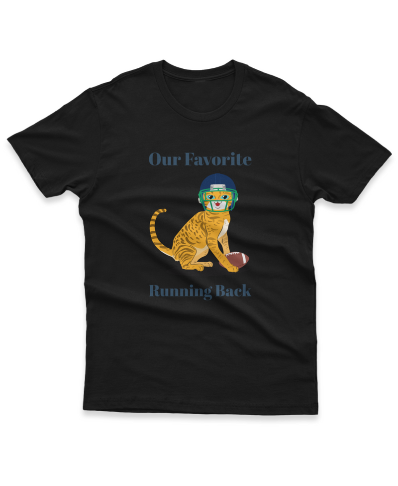 Camiseta Manga Curta Unisex Our Favorite Running Back