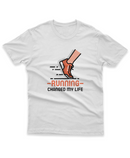 Camiseta Manga Curta Unisex Running Changed My Life