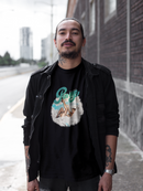 Camiseta Manga Curta Unisex PinUp VintageVixens Clouds