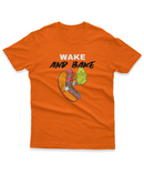 Camiseta Manga Curta Unisex Wake and Bake HotDog