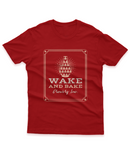 Camiseta Manga Curta Unisex Wake and Bake Growery Inc